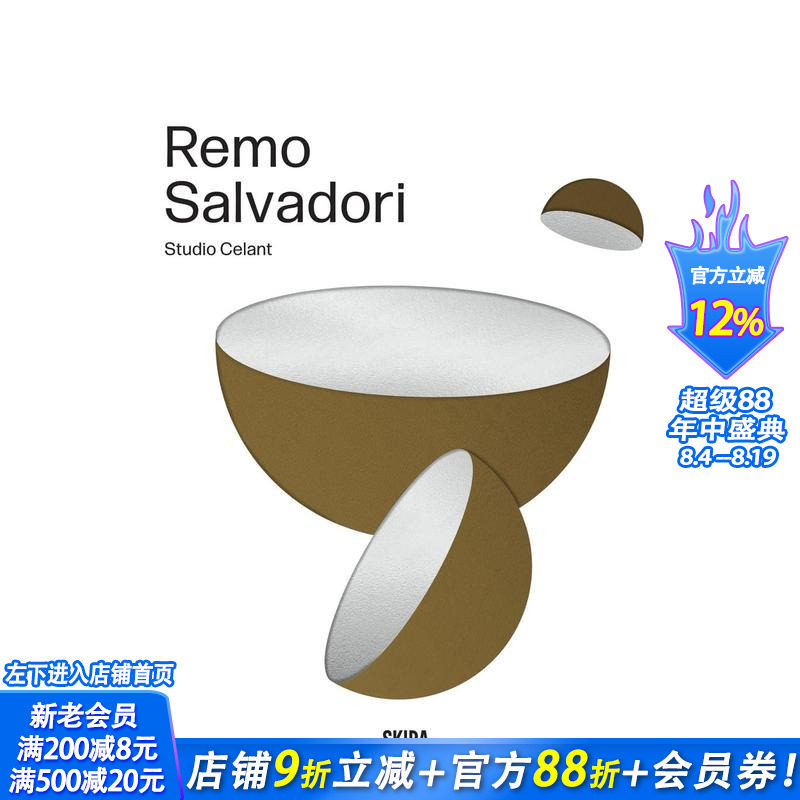 【预售】雷莫·萨尔瓦多里 Remo Salvadori 原版英文艺术画册画集 正版进口书