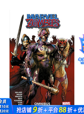 【预售】英文原版 漫威:复仇者联盟：僵尸爆发战2 Marvel Zombies Omnibus Vol. 2 英文漫画 正版进口书籍 善优图书
