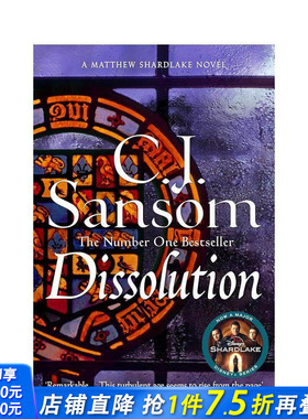 【预售】【沙德莱克】解散 【Shardlake】Dissolution 原版英文文学小说 正版进口书
