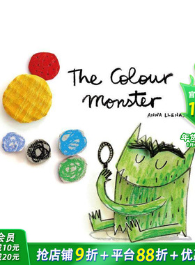 【预售】色彩怪兽 The Color Monster: A Story About Emotions 英文儿童插画故事绘本 进口童书