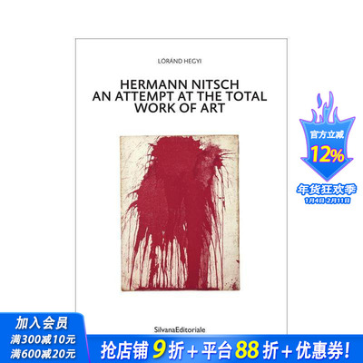 【预售】赫尔曼·尼奇：对“总体艺术”的尝试 Hermann Nitsch : An Attempt at the Total Work of Art 英文艺术画册 正版进口书