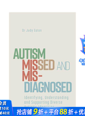 【预售】自闭症的漏诊和误诊：识别、理解和支持自闭症患者 Autism Missed and Misdiagnosed 英文社会科学 正版进口书