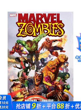【预售】英文漫画 惊奇漫游记 Marvel Zomnibus [New Printing]僵尸丧尸宇宙大合集典藏版砖头书 进口原版书籍 善优图书