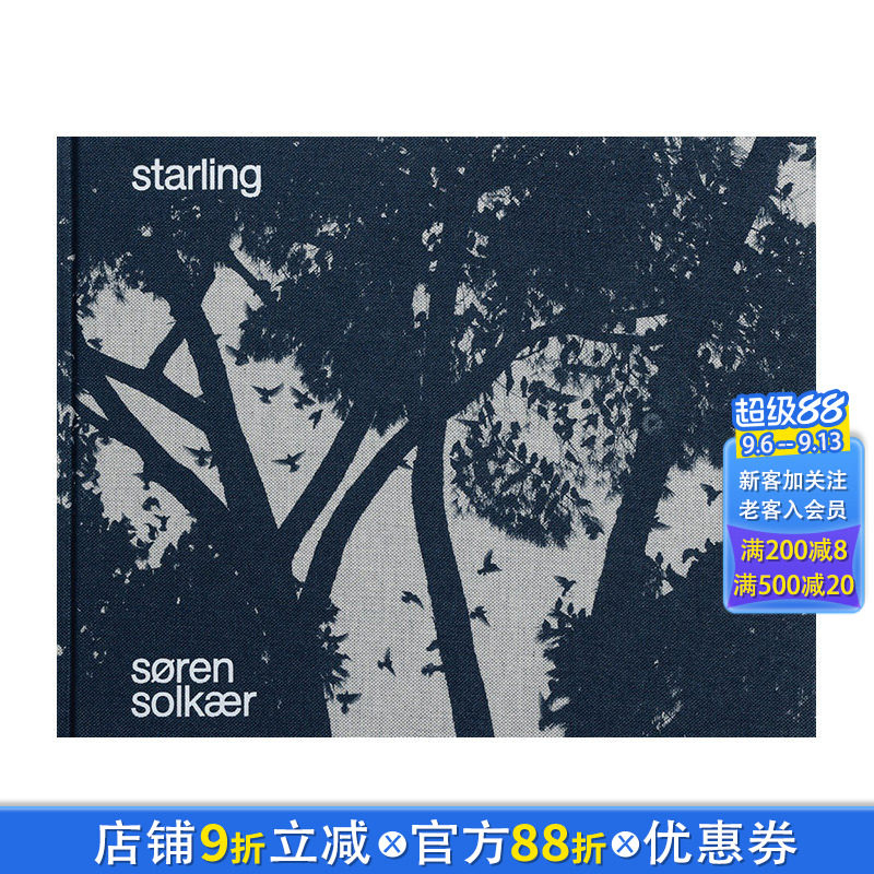 【现货】丹麦摄影师S?ren Solk?r:椋鸟 S?ren Solk?r: Starling 原版英文摄影自然景观 正版进口书