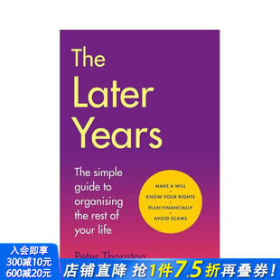 Years 进口书 晚年：余生无忧 正版 英文生活综合 原版 Later The 简明指南 预售