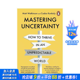【预售】掌控不确定性 Mastering Uncertainty 英文商业行销 正版进口书