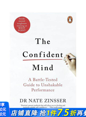 【预售】自信的心态 The Confident Mind 英文商业行销 正版进口书