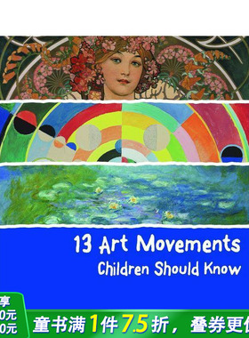 【预售】13个孩子该知道的艺术运动13 Art Movements Children Should Know【善优童书】
