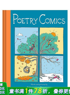 【预售】诗歌漫画 查尔斯·舒尔茨奖得主Grant Snider Poetry Comics 英文儿童漫画故事 英语拓展阅读进口童书
