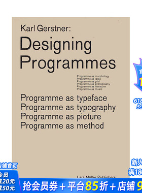 【预售】英文原版 设计项目 Designing Programmes  正版进口书籍设计画册 善优图书