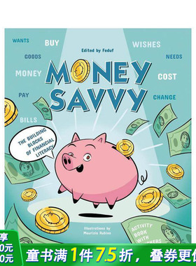 【现货】理财达人：金融素养的基石 Money Savvy: The Building Blocks of Financial Literacy 英文儿童插画科普绘本 进口童书