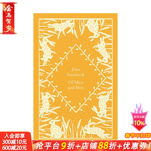 【预售】英文原版 【小布纹经典春季系列】人鼠之间 Little Clothbound Classics-Spring:Of Mice and Men 世界文学 正版进口书