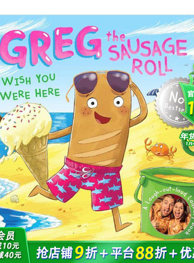 【预售】香肠卷格雷格 希望你在这里 Greg the Sausage Roll: Wish You Were Here 英文儿童插画故事绘本 进口童书