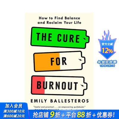 【预售】倦怠的治疗方法：如何找到平衡并重拾生活 The Cure for Burnout 原版英文心灵励志 正版进口书
