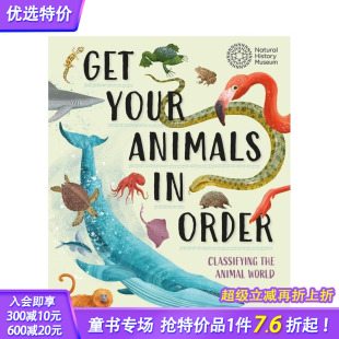 Animals 进口童书 逐步了解动物世界 英文儿童插画自然历史科普绘本 Order Your Get 伦敦自然史博物馆合作推出 现货