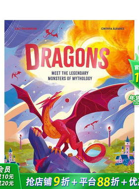 【预售】【神话终结者】巨龙传奇：邂逅神话世界的亘古魔物 【Myth Busters】Dragons 英文儿童插画科普绘本 进口童书