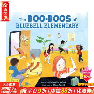 【预售】【Alison Farrell】蓝铃小学的校医女士 The Boo-Boos of Bluebell Elementary 英文儿童故事插画绘本 进口童书