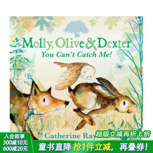 Molly Dexter 预售 奥利弗和德克斯特：你抓不住我 进口童书 Catch Olive 莫莉 Can You and 英文儿童插画故事绘本