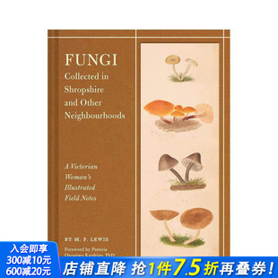维多利亚时期女性真菌学先驱乡野手记 FUNGI 进口书籍 预售 善优图书 正版 菌菇复古水彩插画集 英文插画原画设定集 原版