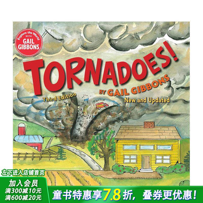 【预售】龙卷风！ （第三版） Tornadoes! (Third Edition) 英文儿童插画故事绘本 进口童书