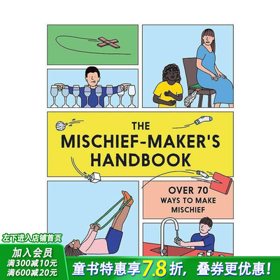 【预售】The Mischief Maker‘s Handbook 恶作剧指南 儿童互动游戏书【善优童书】