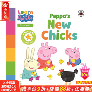 【预售】和小猪佩奇一起学习：佩奇的新小鸡 Learn with Peppa: Peppa's New Chicks 0岁+原版英文儿童故事绘本 英语早教 进口图书
