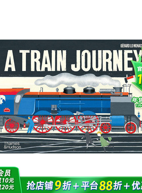 【现货】立体书 A Train Journey 火车之旅 艺术家Gerard Lo Monaco 英文原版进口图书【善优童书】