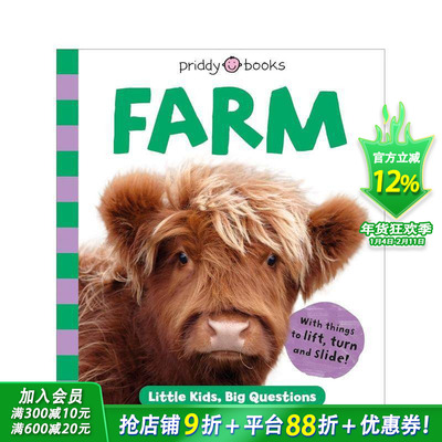 【现货】农场（小小孩的大问题） Farm (Little Kids， Big Questions) 英文儿童插画科普绘本 进口童书