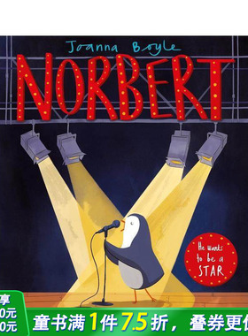 【预售】诺伯特 NORBERT 英文儿童插画故事绘本 进口童书