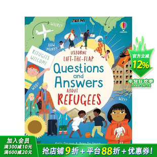 【预售】【翻翻书】难民 Lift-the-flap Questions and Answers about Refugees 英文儿童趣味互动绘本 英语早教进口童书