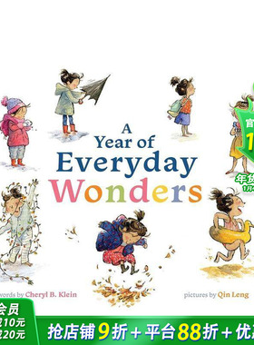 【预售】A Year of Everyday Wonders一年中的每日新奇 插画师Qin Leng【善优童书】