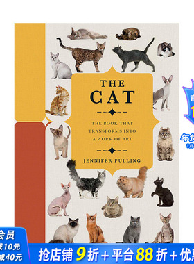 【现货】英文原版 纸上风采:猫:礼物书 【Paperscapes】The Cat 英文生活综合 正版进口 善优图书