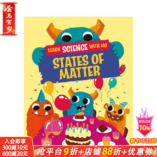 【现货】和莫莫一起学科学:物质状态 Learn Science with Mo: States of Matter 英文儿童插画科普绘本 进口童书