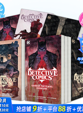 【现货多册选拍】蝙蝠侠：侦探漫画：哥谭夜曲1-5册：序曲/第一二三幕/插曲 英文漫画书Batman:Detective Comics Gotham Nocturne