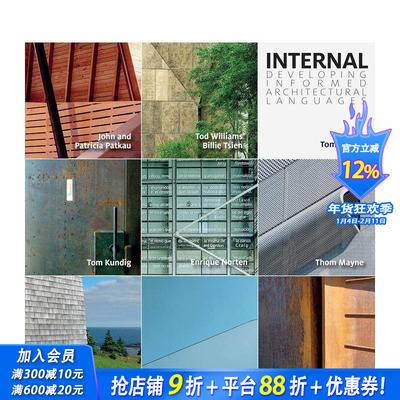【预售】内部：发展明智的建筑语言Internal: Developing Informed Architectural Languages 正版进口书