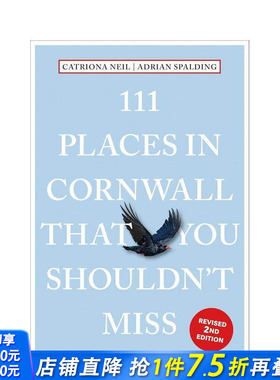 【预售】康沃尔不可错过的111处秘境 111 Places in Cornwall That You Shouldn't Miss 原版英文旅行 正版进口书
