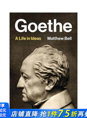 【预售】歌德：思想中的一生 Goethe 原版英文社会科学 正版进口书