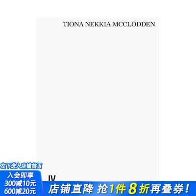 【预售】蒂奥娜-内基娅-麦克劳登 面具/隐藏/携带 Tiona Nekkia Mcclodden: Mask / Conceal / Carry 英文艺术画册画集 进口书籍