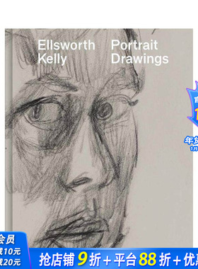 【现货】英文原版 埃尔斯沃斯·凯利：肖像画 Ellsworth Kelly: Portrait Drawings 20世纪艺术画册 正版进口书籍 善优图书