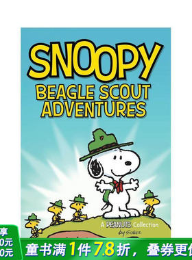 【预售】史努比 比格童子军历险记 Snoopy: Beagle Scout Adventures 英文儿童漫画故事 英语拓展阅读进口童书