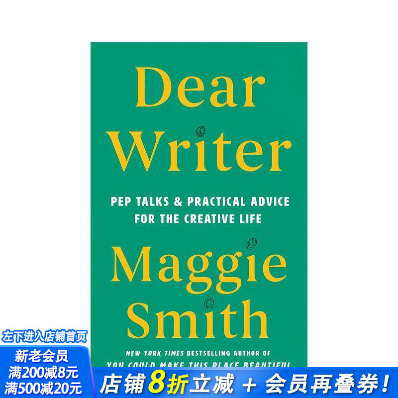 【预售】亲爱的作家：为创意生活提供鼓舞人心的谈话和实用建议 Dear Writer 原版英文语言学习 正版进口书