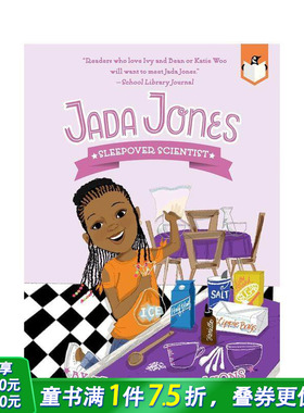 【现货】【Jada Jones杰达琼斯】3：Sleepover Scientist过夜科学家 章节书 英文原版儿童故事阅读