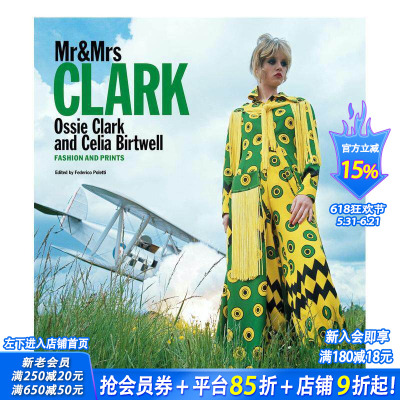 【现货】英文原版 Clark夫妇：Ossie Clark&Celia Birtwell.时尚与印花 1965–1974 Mr & Mrs Clark: Fashion and print