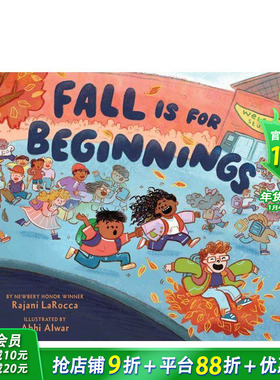 【预售】秋日启程时 Fall Is For Beginnings 英文儿童插画故事绘本 进口童书