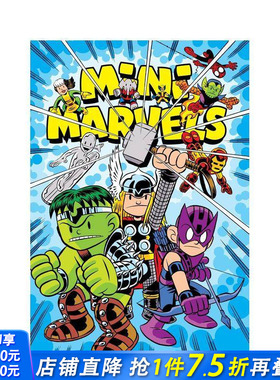 【预售】Marvel漫威 迷你漫威：浩克粉碎 Mini Marvels: Hulk Smash 原版英文漫画 正版进口书