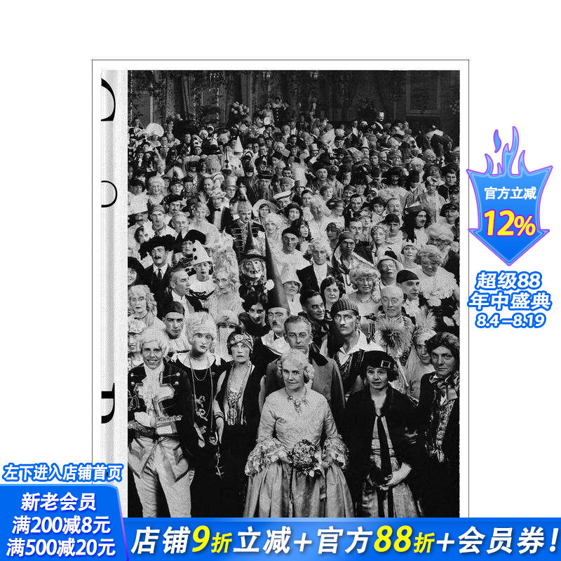 【现货】化妆舞会:1870-1927 年的装扮历史 Costume Balls: Dressing Up History 1870-1927 原版英文摄影作品集肖像 正版进口书