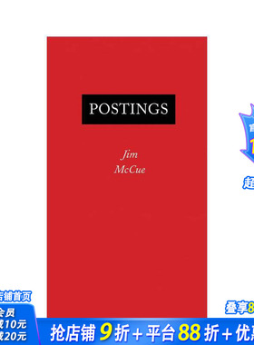 【预售】张贴物 Postings 原版英文诗歌 正版进口书