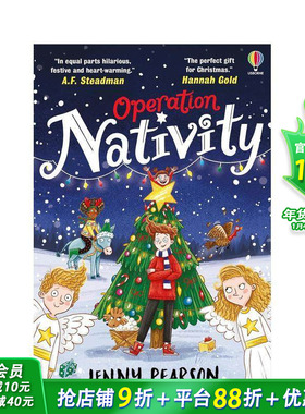 【预售】圣诞行动 Operation Nativity 英文儿童插画故事绘本 进口童书