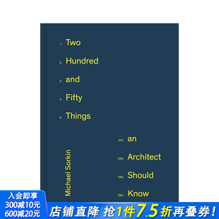 Sorkin：建筑师需要知道 Know Should Fifty 预售 迈克尔·索金Michael Things Two 250件事 Architect Hundred and