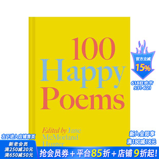 【预售】100 首快乐的诗歌：让你每天都精神焕发 100 Happy Poems: To raise your spirits every day 原版英文诗歌 正版进口书